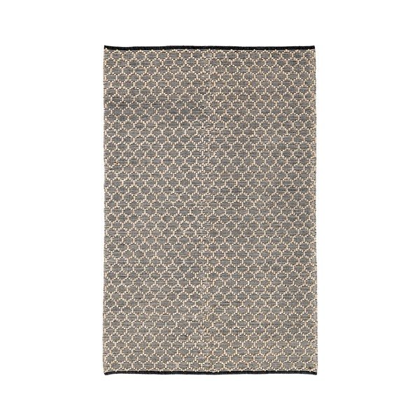 Covor pentru exterior și interior negru/în culoare naturală 160x230 cm Dhawan – Bizzotto