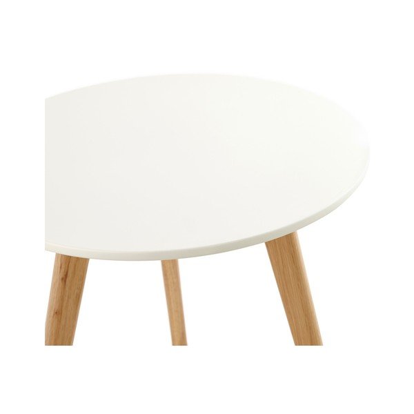 Set 2 măsuțe auxiliare cu blat alb Kokoon Espino-image-3