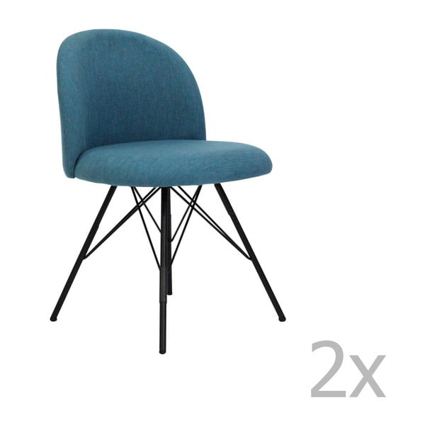 Set 2 scaune Red Cartel Jerry, albastru