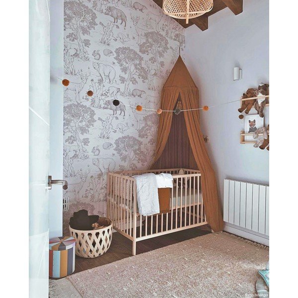 Covor bej lavabil/țesut manual din bumbac 140x200 cm Woods Symphony Linen – Lorena Canals-image-3