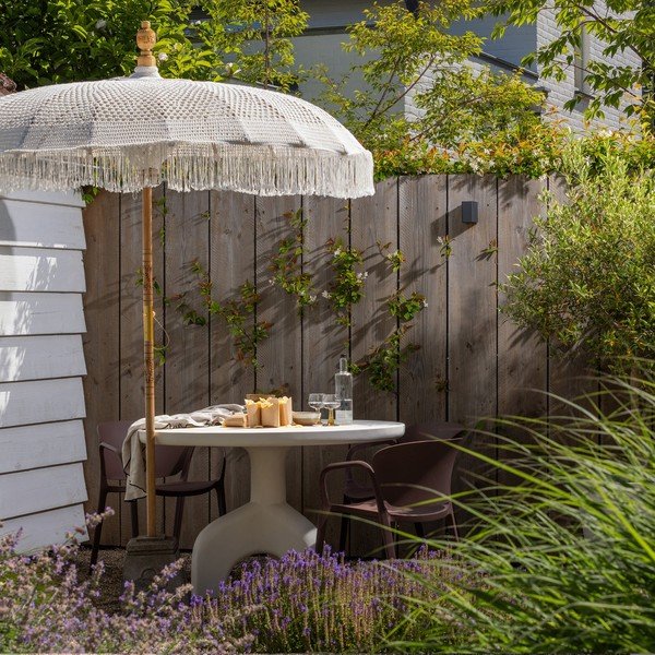 Masă  de grădină rotundă din plastic ø 120 cm Luno – WOOOD-image-3