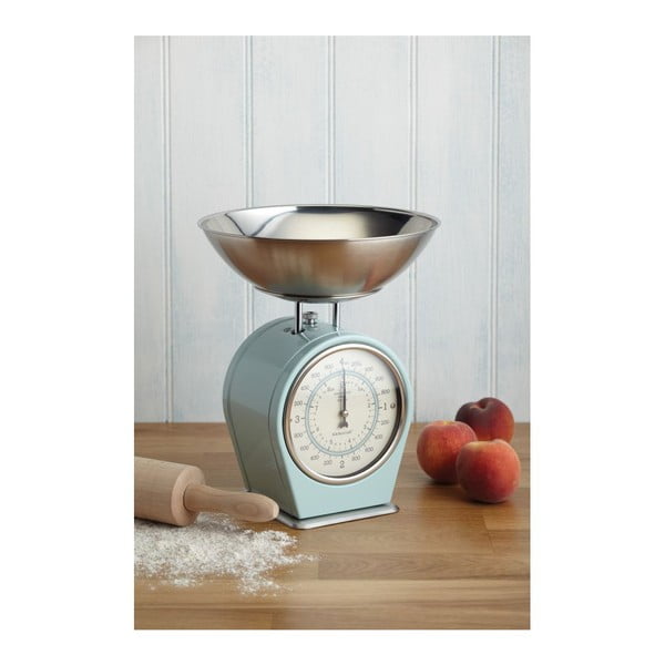 Cântar de bucătărie Kitchen Craft Living Nostalgia, 4 kg, albastru-image-1