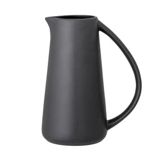 Ulcior din gresie ceramică Bloomingville Edit, 1,1 l, negru