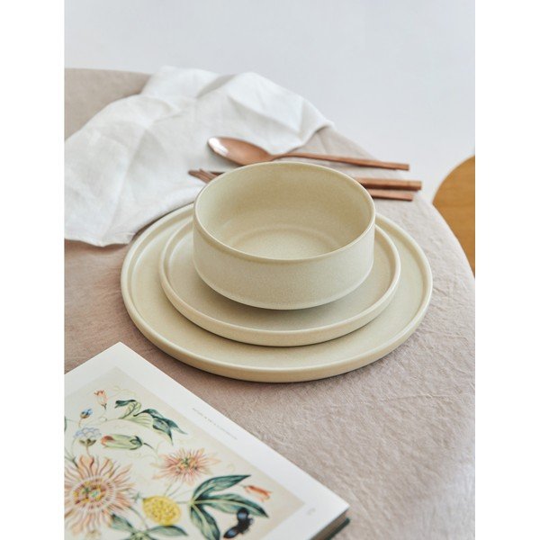 Set de 18 vase din gresie crem Bonami Selection Malia-image-1