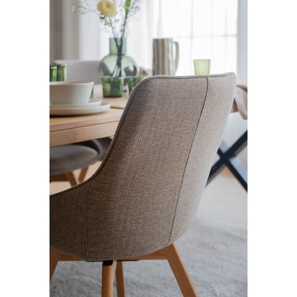 Scaune de dining bej 2 buc. Alison – Rowico-image-3