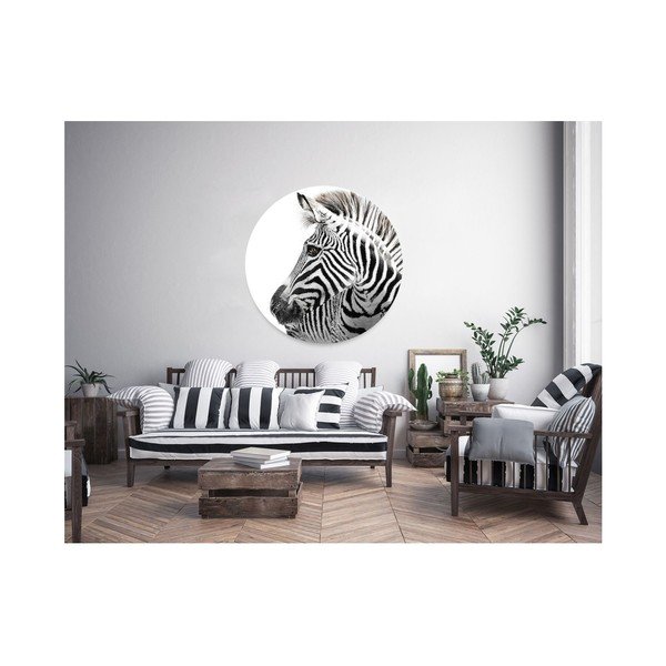 Decorațiune perete Styler Ring Zebra, ø 70 cm-image-1