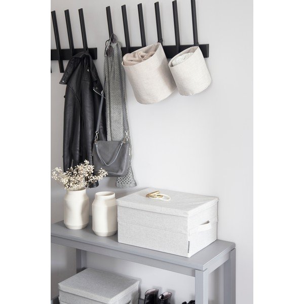 Coș de depozitare din material textil ø 17x17 cm Soft Storage – Bigso Box of Sweden-image-2