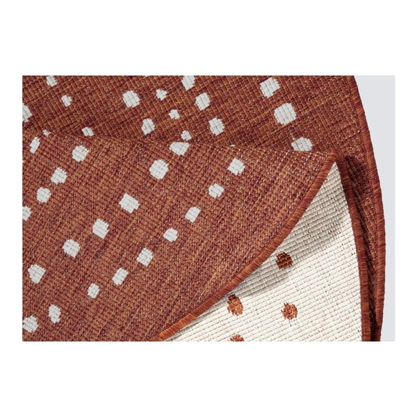 Covor adecvat pentru exterior NORTHRUGS Bali, Ø 140 cm, roșu-image-4