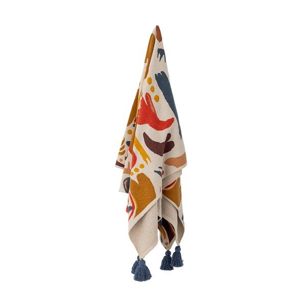 Pătură din bumbac reciclat 130x160 cm Horus – Bloomingville-image-1