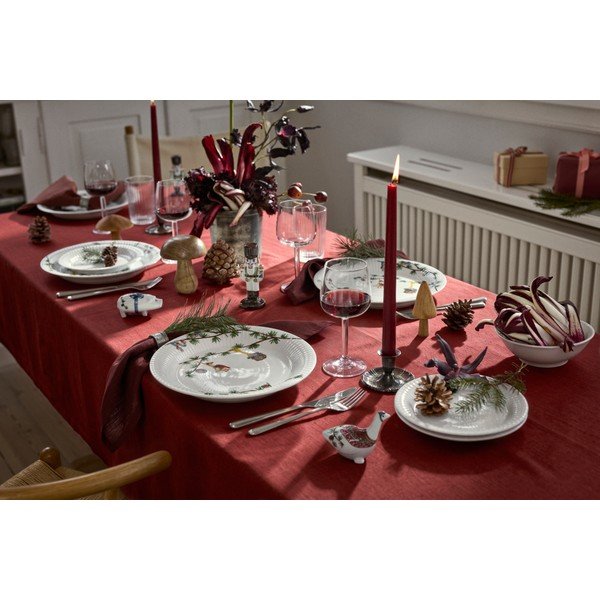 Farfurie albă din porțelan ø 27 cm  cu model de Crăciun Hammershøi Christmas – Kähler Design-image-4