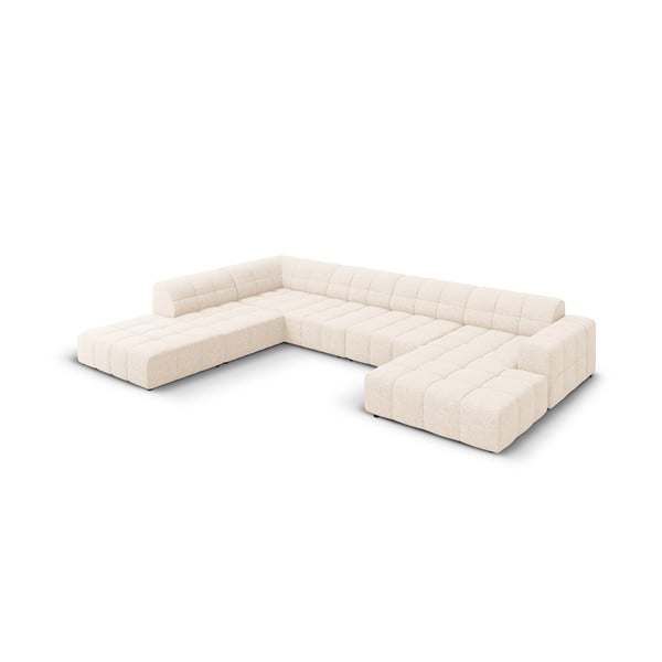Colțar crem (colț pe stânga/în formă de "U") Chicago – Cosmopolitan Design-image-3