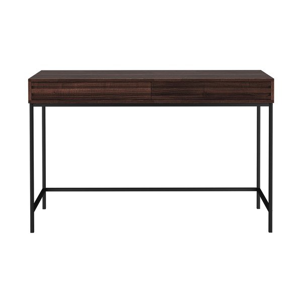 Birou cu blat cu aspect de lemn de nuc 50x120 cm Celine – Støraa-image-1