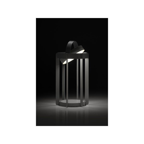 Felinar cu LED gri deschis cu USB (înălțime 30 cm) pentru exterior Firefly – Zone-image-4