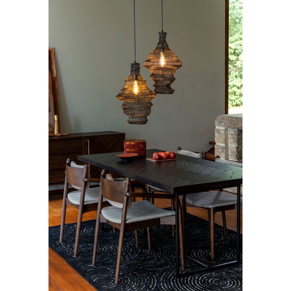 Masă de dining cu aspect de lemn de acacia 90x180 cm Class – Dutchbone-image-1