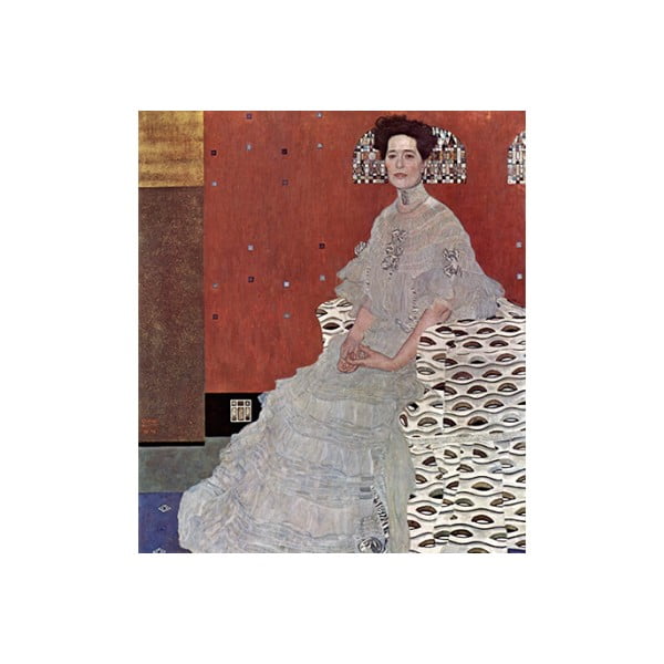 Reproducere tablou Gustav Klimt - Fritza Riedler, 70 x 60 cm
