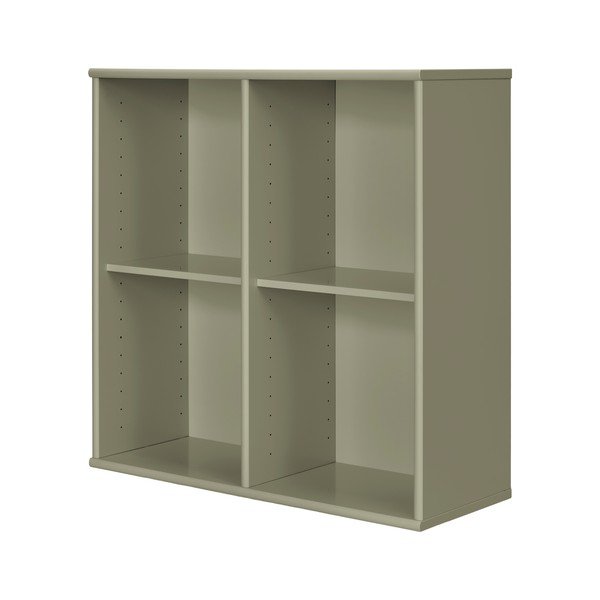 Bibliotecă kaki suspendată 70x70x27 cm Mistral – Hammel Furniture-image-2