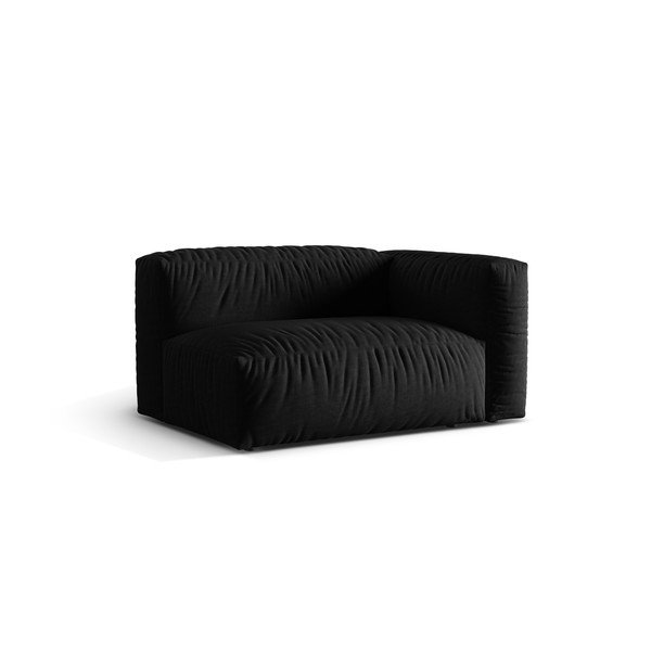 Modul pentru canapea modulară negru (cu colț pe partea dreaptă) Martina – Micadoni Home-image-2