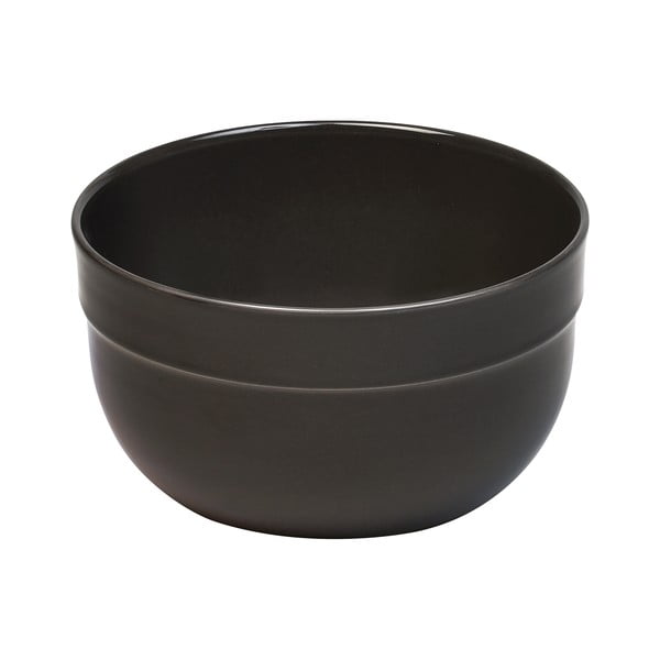 Bol din ceramică pentru salată Emile Henry, ⌀ 21,5 cm, negru