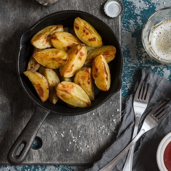 Tigaie tip grill din fontă ø 25 cm LITINA – Orion-image-1