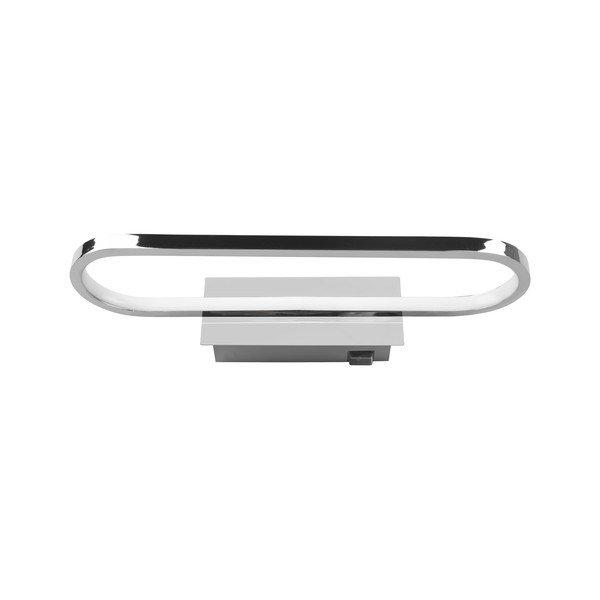 Aplică de perete argintiu-lucios LED (lungime 40 cm) Gianni – Trio-image-2