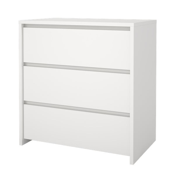 Comodă albă 80x84x48 cm Next – Tvilum-image-4