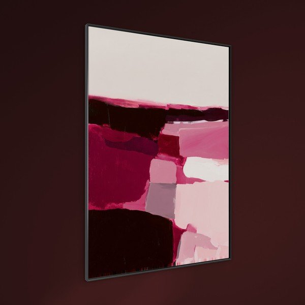 Tablou cu ramă/pe pânză imprimat 70x100 cm Berry Blocks – Styler-image-1