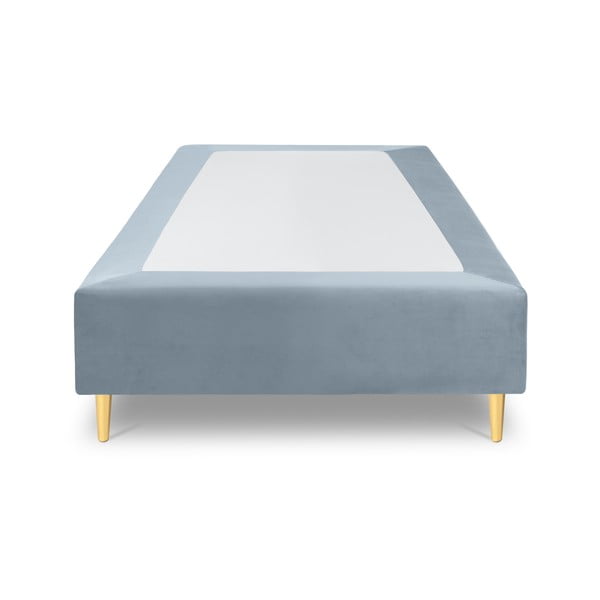 Pat de o persoană din catifea albastru deschis 90 x 200 cm Lia- Cosmopolitan Design-image-2