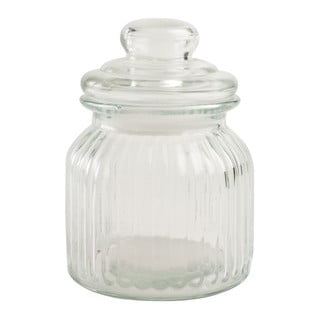 Recipient din sticlă T&G Woodware Ribbed, 600 ml