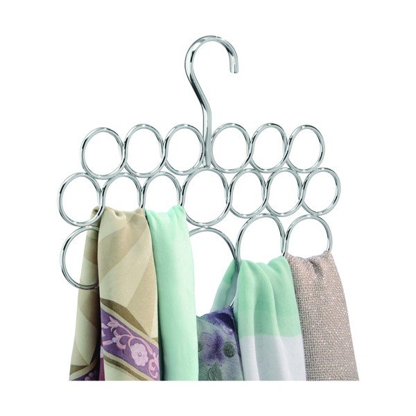 Cuier metalic pentru eșarfe și șaluri iDesign Axis, 25 x 28,5 cm-image-2