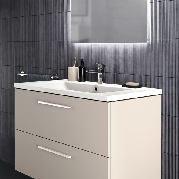 Dulap sub chiuvetă crem suspendat 100x63 cm i.Life B – Ideal Standard-image-1