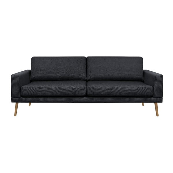 Canapea cu 3 locuri Windsor & Co Sofas Vega, negru