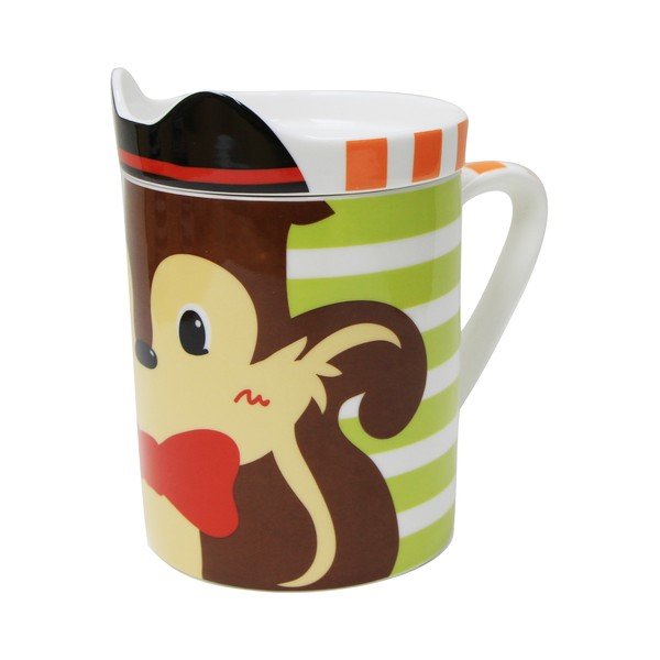 Cană din porțelan chinezesc cu capac Silly Design Stuart, 280 ml-image-1