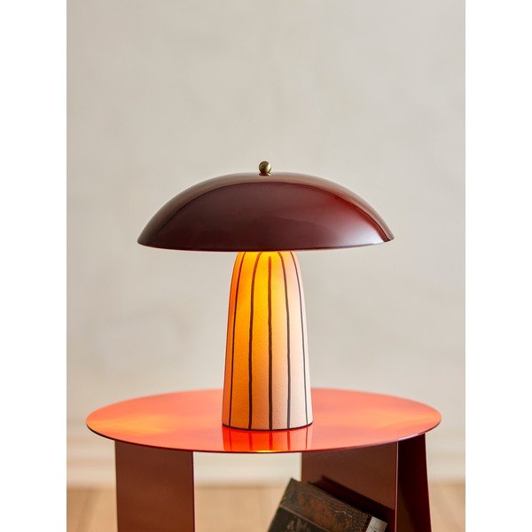 Veioză din ceramică cu abajur din metal (înălțime 32 cm) Arvid – Bloomingville-image-3