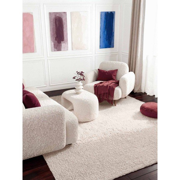 Covor fildeș țesut manual din material bouclé 200x290 cm Notting Hill Portobello – Ted Baker-image-2