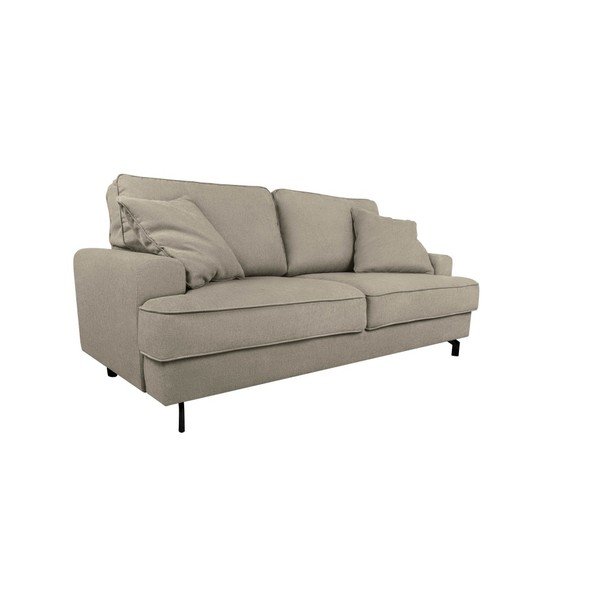 Canapea cu 3 locuri Kooko Home Salsa, gri - maro -image-2