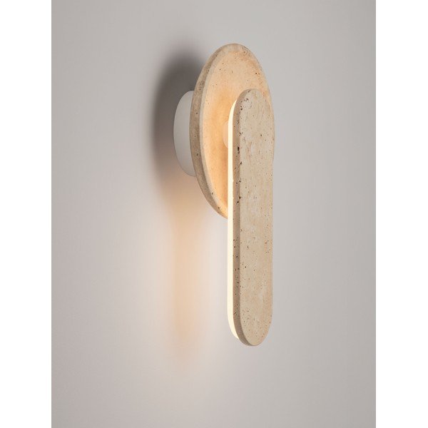 Aplică de perete bej LED din piatră Mavis – Nova Luce-image-4