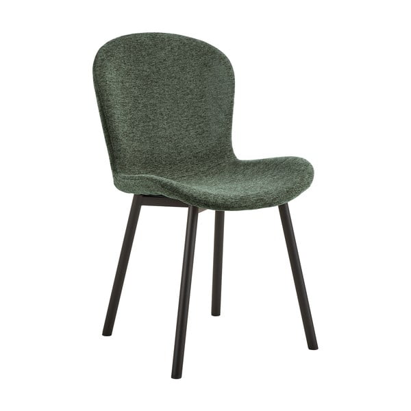 Scaun de dining verde închis Esra – Actona