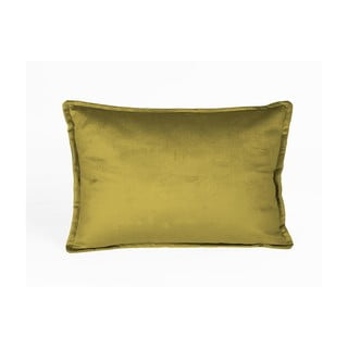 Pernă cu husă din catifea Velvet Atelier Golden, 50 x 35 cm, auriu