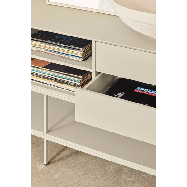 Comodă TV crem 175x74x45 cm Platt – Teulat-image-1