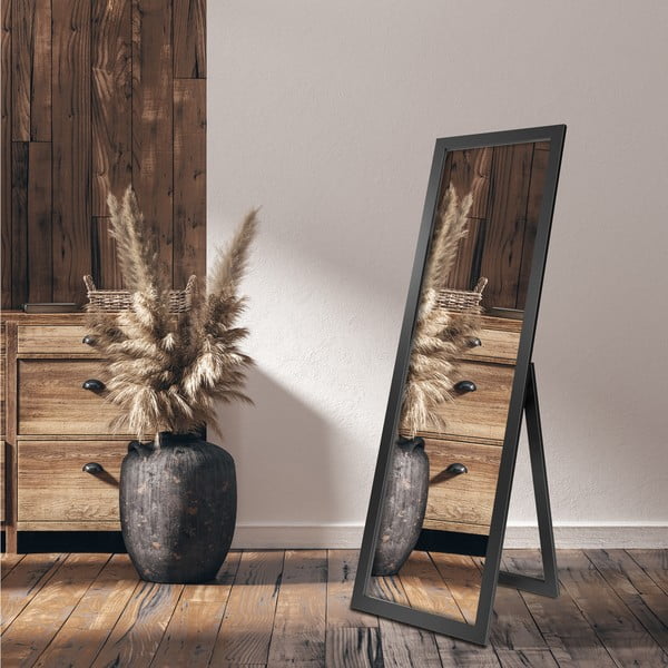 Oglindă de podea cu ramă neagră 46x146 cm Sicilia - Styler-image-1