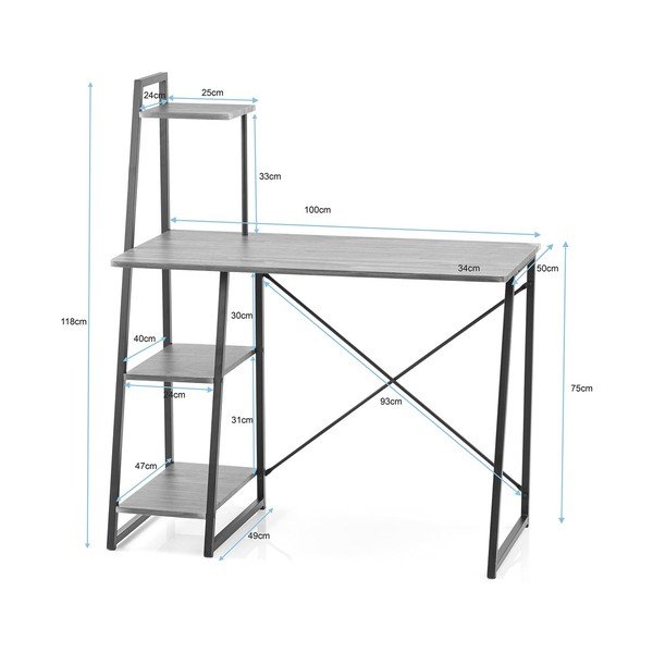 Birou 50x102 cm Bren – Homede-image-3