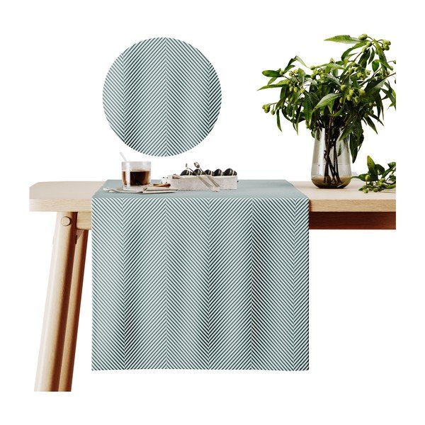 Napron de masă din catifea 40x140 cm Clear – AmeliaHome-image-4