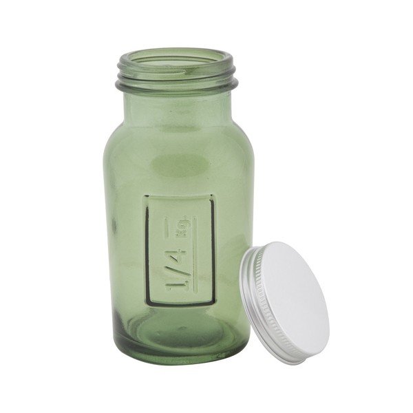 Borcan din sticlă reciclată Mauro Ferretti Coperchio, ⌀ 6,5 cm, verde-image-3