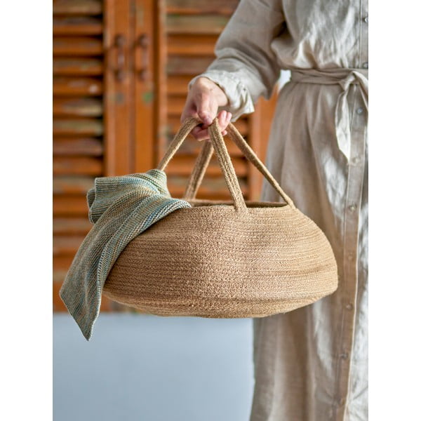 Coș de depozitare din iută ø 44x33 cm Nomie – Bloomingville-image-1