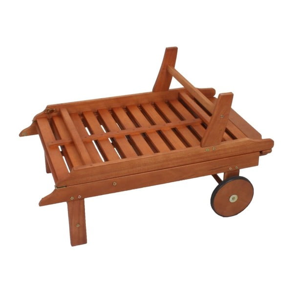 Șezlong de grădină din lemn de eucalipt Palm Springs - Garden Pleasure -image-4