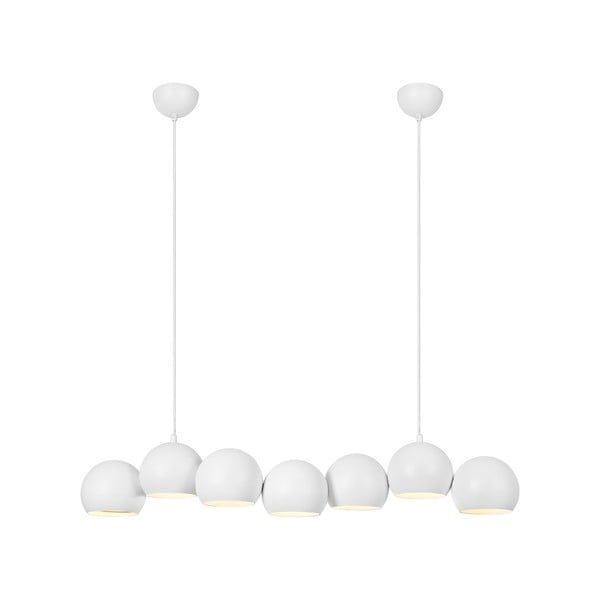 Lustră albă cu abajur din metal Cupolo – Markslöjd