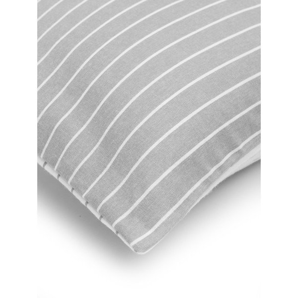 Lenjerie de pat din flanel Westwing Collection Talin, 155 x 220 cm, gri-image-4