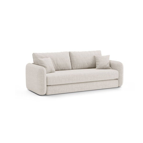 Canapea crem extensibilă 225 cm – Micadoni -image-3