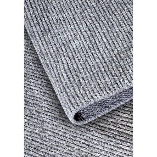 Covor tip traversă gri țesut manual din lână 80x200 cm Francois – Villeroy&Boch-image-3