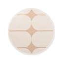 Covor pentru exterior și interior bej/fildeș rotund ø 160 cm Duet Bowen – NORTHRUGS